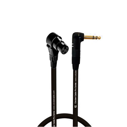 COLUBER CABLE Right Angle XLR Female to Right Angle 1/4