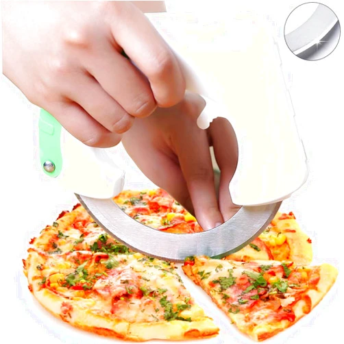 ZAIROU Pizza Cutter Wheel, Cake Cutter, Slicer, Super Sharp, and Easy To Clean (Ring Cutter)