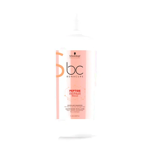 Schwarzkopf Professional Bonacure Peptide Repair Rescue Micellar Shampoo 1 l