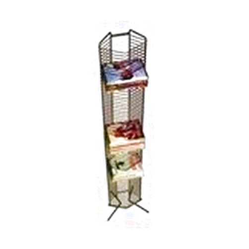 Atlantic Onyx Wire Cd-Tower - Holds 65 Cds In Matte Black Steel (UPDATED)