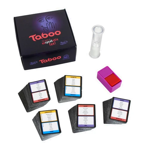 World's Smallest Taboo - Miniature Board Game for Kids, Teens and Adults, Fun and Hilarious Party Game - Fun for All Ages. Recommended for Ages 6 and up