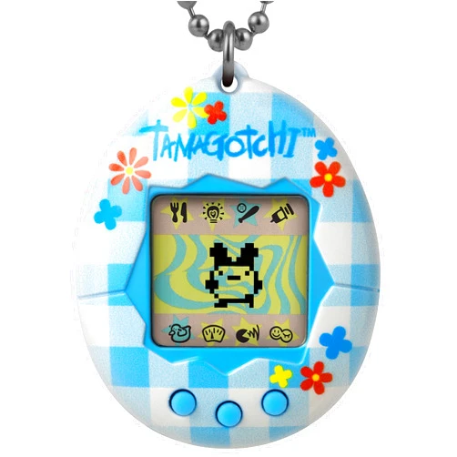 Bandai America Tamagotchi Original Flower Gingham 42880