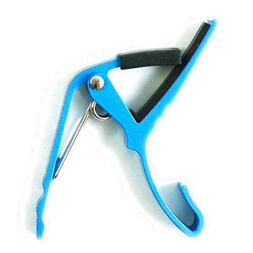 Aiersi Guitars [Aiersi] kapotasuto Guitar Capos one-touch blue blue with one hand easy mounting # Electric Acoustic Folk Classic For AG – AC – GC01 – Bl