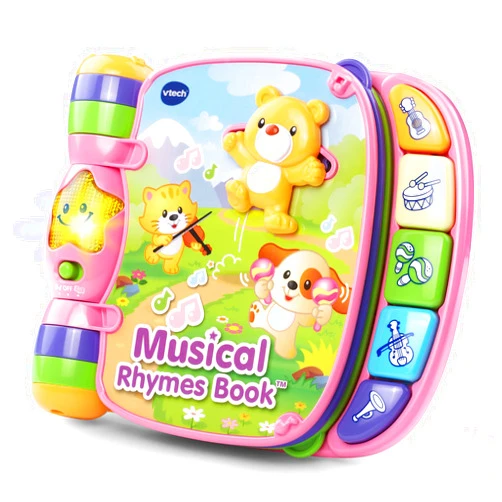 VTech Musical Rhymes Book, Pink
