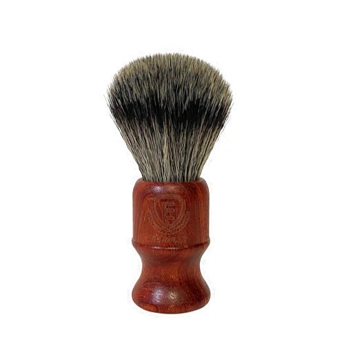 ECHOLLY Vegan Shaving Brushes For Men by Echolly-Larger Size Wooden Handle Shave Brush-NO Shed Bristle Shave Brushes for Men-Rich and Fast Lather Shaving Brush Gifts for Fathers,Boyfriends (Vintage Rosewood)