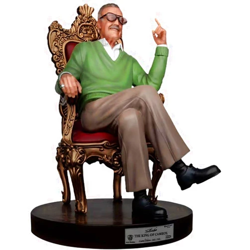 Beast Kingdom Stan Lee: The King of Cameos MC-030 Master Craft Statue, Multicolor
