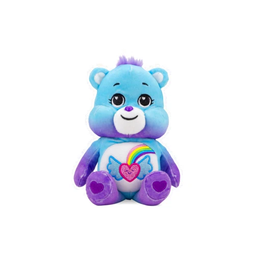 Care Bears Basic Bean Plush (Glitter) - Dream Bright Bear Small