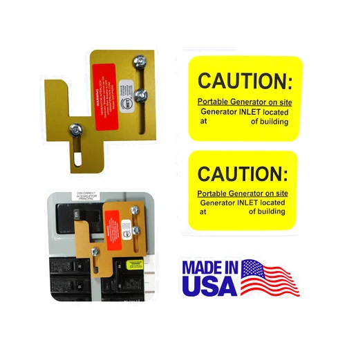 Gen Interlock GenInterlock EAT-PN200 Cutler Hammer BR SERIES Panels Generator Horizontal Electrical Interlock Kit, Portable Power Use During Outage, 150 and 200 Amp
