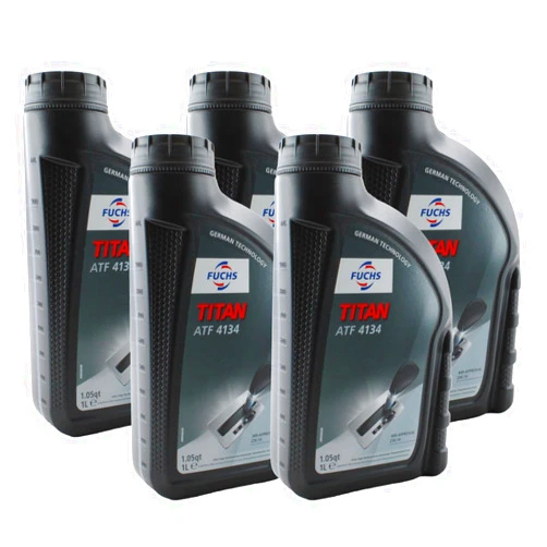Newparts Fuchs 5 Liter TITAN ATF 4134 Red Automatic Transmission Fluid (5 x 1L)
