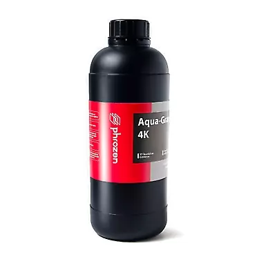 Phrozen Aqua-Gray 4K Resin for High-Precision 3D Printing,405nm LCD UV-Curing Photopolymer Resin for Low Shrinkage, Great Detail, Low Odor, Non-Brittle (1KG) AQUA GRAY