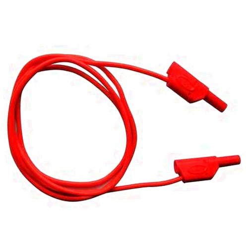GRAINGER APPROVED Stackable Banana Plug,Test Lead, Red,2041002173