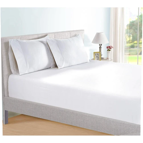 AVONLEIGH LINENS 600 Thread Count - 100% Long Staple Combed Cotton - Ultrasoft Feathery Touch and Silky Sateen Weave, Fits Mattress Upto 18 Inches Deep Pocket-Queen Fitted Sheet-White