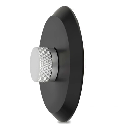 Preffair Audiophile Record Weight Stabilizer POM Turntable Weight Clamp for HiFi LP Record Player Vinyl Disc Accessories (Black)