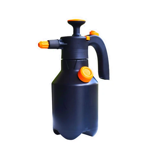 Meotate 0.52Gallon Garden Pump Sprayer,Handheld Pressure Water Sprayer Bottle with Safety Valve,Adjustable Nozzle for Plants,Home Cleaning(Black 0.52Gallon/2L)