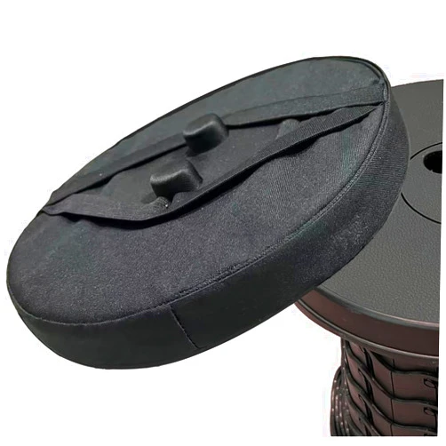 Outward Gear Thick Seat Cushion for Telescopic Stools, Collapsible Stool Chair Pads with Thickened Memory Foam, Fits All Round Retractable Folding Stools (Cushion Only)