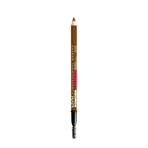 NYX PROFESSIONAL MAKEUP Brow Powder Louder Eyebrow Pencil, Brow Pencil with Buildable Volume For Up To 12HR Wear, Vegan Formula - Soft Brown