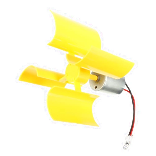 SYWAN DC 0.1V-5.5V 100-6000RPM Micro Vertical Wind Turbines, Small Motor Blades Generator for DIY (1pc)