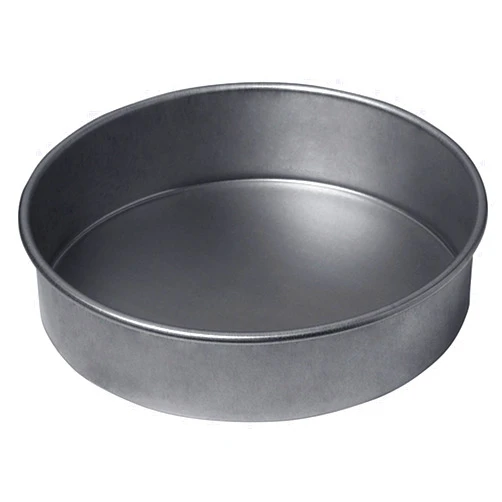 Chicago Metallic Professional Non-Stick Round Cake Pan, 8-Inch, Set of 2, Gray