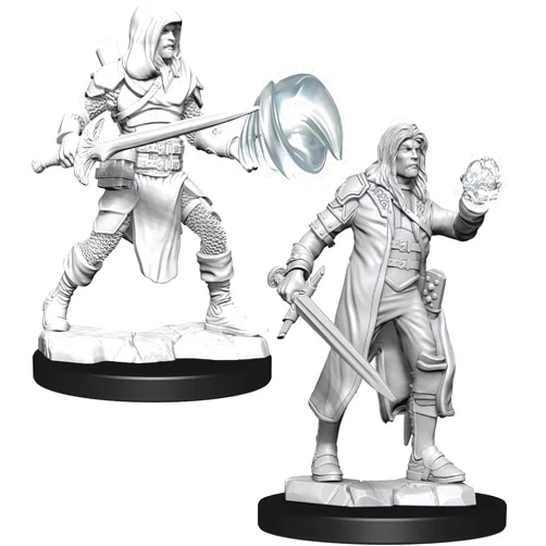 WizKids D&D Nolzur's Marvelous Miniatures: Multiclass Fighter + Wizard Male