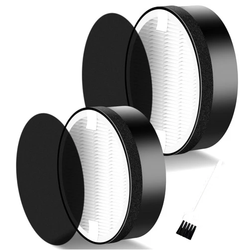 Improvedhand LV-H132 Replacement Filter Compatible for LEVOIT LV-H132 Air Puifier, 3-in-1 Pre, H13 True HEPA, Activated Carbon Filtration System, Replace Part LV-H132-RF, Pack of 2
