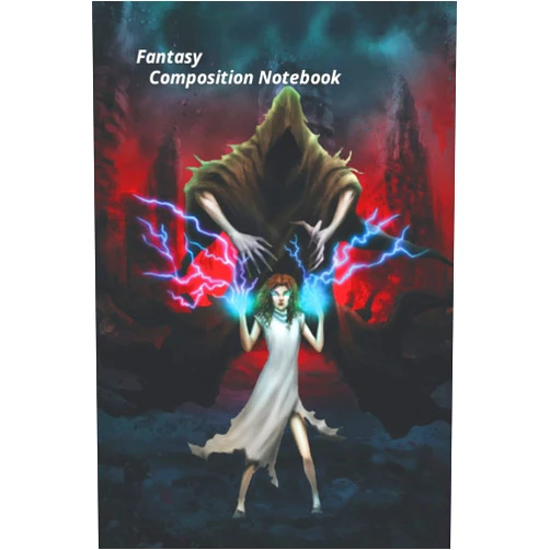 Scott W Kimak Fantasy Composition Notebook College Ruled (Angel of Death): Writing Book 6 x 9 inches for Secondary Education