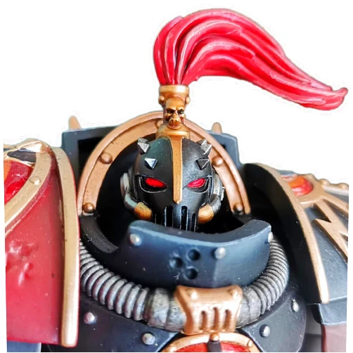 BEERISE Action Figures WH SOH Helmets 22 - Ezekyle Abaddon - Parts 3D Printing Resin Model Accessories Applicable to JOYTOY Products - Terminator Size,Age 15 +