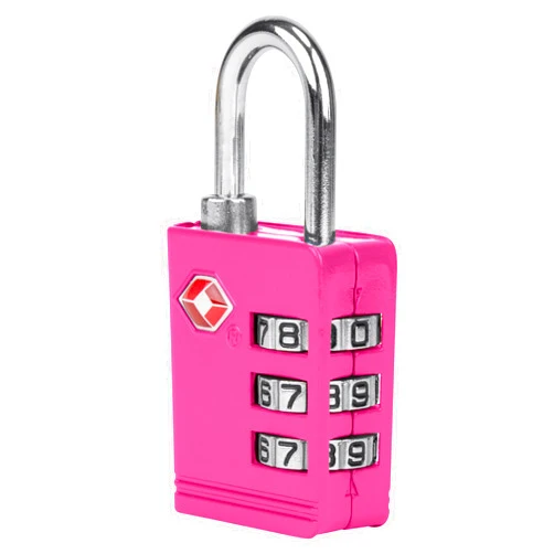 Travelon TSA Luggage Lock, Pink