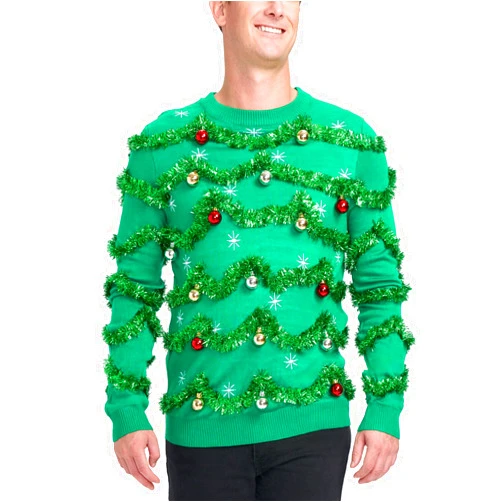 Tipsy Elves Ugly Christmas Sweaters for Men - Colorful and Funny Men's Christmas Sweaters - Hilarious Holiday Pullovers