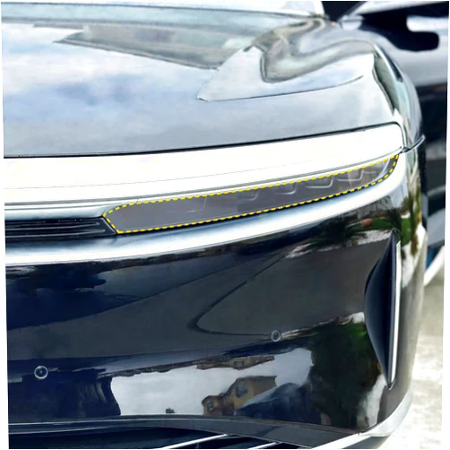 TWRAPS Headlights Clear PPF Shield for Lucid Air, Clear 8mil | Headlamp Cover - Enhance and Guard with Durable 8mil Paint Protection Film