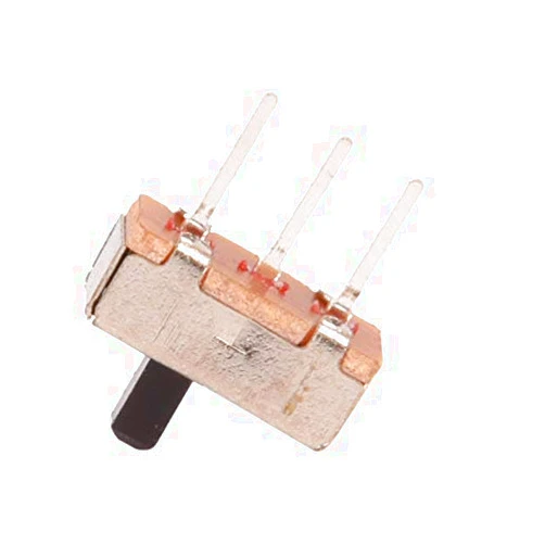 Freshmeo 40PCS SS-12D00G3 Slide Switch 2 Position SPDT 1P2T 3Pin PCB Panel Mini Vertical Toggle Switches For Electronic Accessories