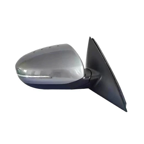 NmleINEC Car Outer Rearview Side Mirror Assembly Compatible For KIA Optima K5 2011 2012 2013 2014 2015 5/8PINS(Color:8PINS Silver A-RH)