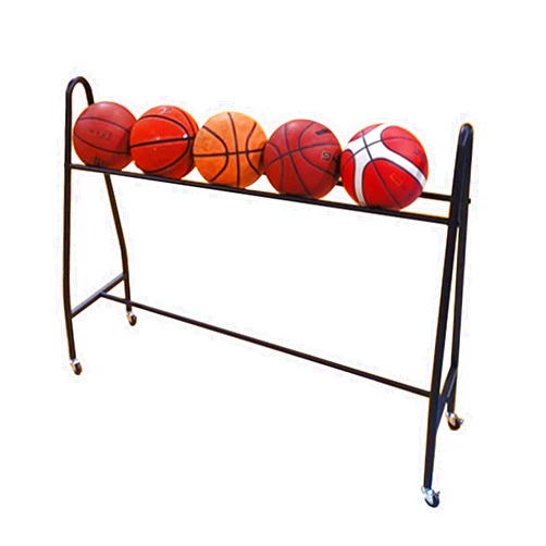 JLXJYS JLXJ Basketball Rack Cart on Wheel for 3-Point Shooting, Inclined Frame Angle Balls Storage Holder, for Outdoor Garage School Training