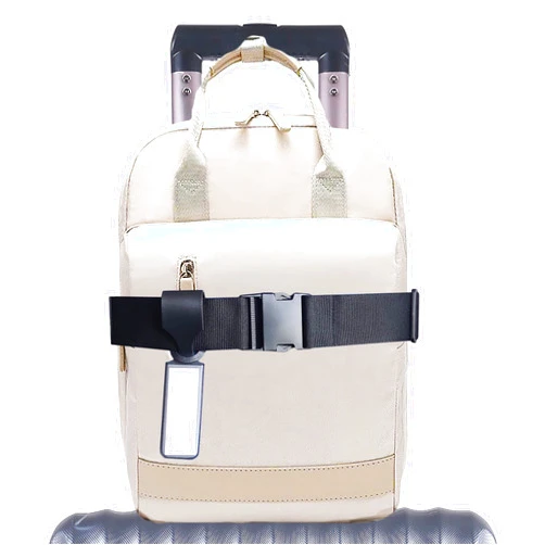 Wajuswode Travel Belt for Luggage Straps Over Handle for Add a Bag for Carry On Suitcases with a Tag Airport Travel Accessories for Fashionable Person