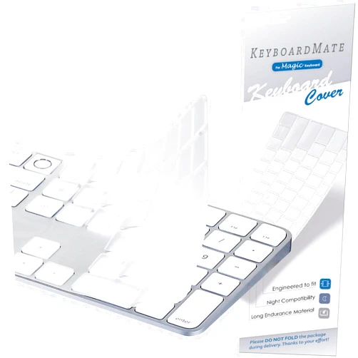 Digi-Tatoo Keyboard Cover for 2024 M4 iMac Magic Keyboard (Model A3119, Touch ID, with Numeric Key) - Ultra Thin, Protective and Clear Keyboard Cover Protector Skin