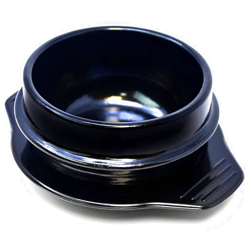 Eutuxia Dolsot Ttukbaegi Stone Bowl with Trivet Tray, Small, Hot Pot for Cooking Soup Stew Jjigae & Any Food, Keep Your Food Hot Until Last Bite, Perfect for Home & Restaurant, Made in Korea