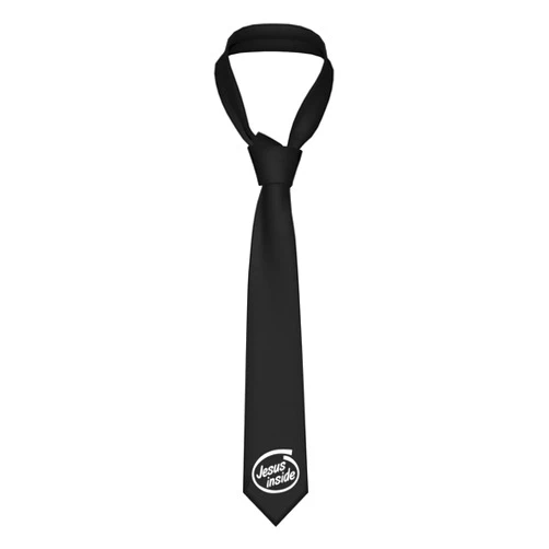 NUTTAG Religious Christian Faith Jesus Man'S Ties For Halloween Thanksgiving Christmas Father'S Day Fashion Necktie Holiday Season Party Gifts Fashion Tie