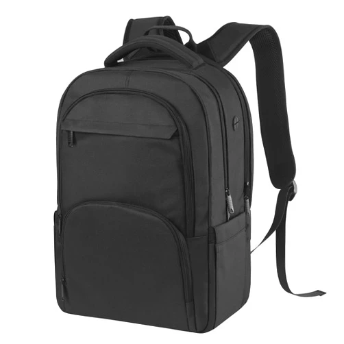 Enqinar Laptop Backpack, Travel Backpack for Men Women, Business Anti Theft Computer Backpack with USB Charging Port, Water Resistant School Backpack Work Backpack Bookbag Fits 15.6 Inch Notebook, Black