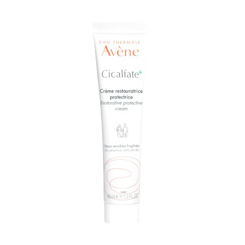 Avene Cicalfate+ Restorative Protective Cream, postbiotic skincare for sensitive skin, helps restore skin barrier, face and body, safe for infants, children and adults
