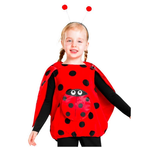 IKALI Ladybug Costume Ballerina Beetle Wings Fancy Dress up Outfit Ladybird Suit
