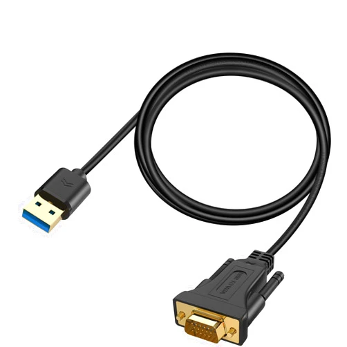 LBSC USB to VGA Adapter for Monitor，USB to VGA Adapter，USB 3.0 to VGA Male 1080P Monitor Display Video Adapter/Converter Cord,Compatible with Mac OS Windows XP/Vista/10/8/7, 5FT