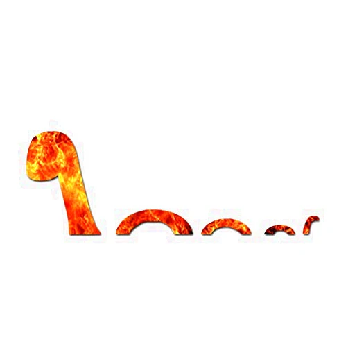 Southern Decalz Loch Ness Monster Snake - Vinyl Decal Sticker - 9