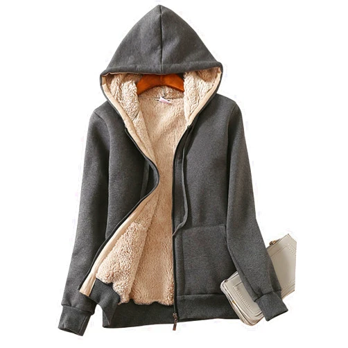 Yeokou Women's Winter Hoodies Pullover Sherpa Fleece Warm Heavyweight Sweatshirt