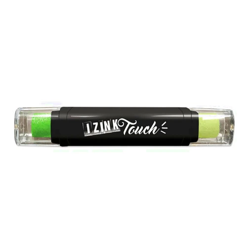 Aladine - Izink Touch - 8 cm Ink Pad - Covering Pigments, Very Fast Drying - Ideal for Stamp Prints, Cardmaking, Scrapbooking - DIY and Craft - Green