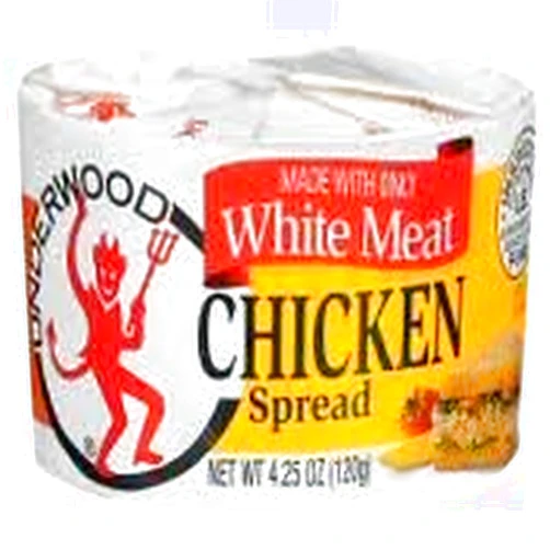 UNDERWOOD WHITE MEAT CHICKEN SPREAD 4.25 OZ (PACK OF 2) PASTA DE POLLO UNDERWOOD (2 UNIDADES)
