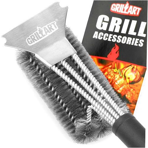 GRILLART Grill Brush and Scraper BBQ Brush for Grill, Safe 18