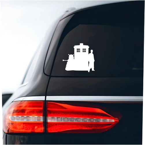 Bargain Max Decals Dalek Tardis Doctor Sticker Decal Notebook Car Laptop 5