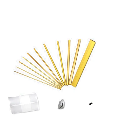 XINCHENG PRECISION US STOCK Portable EDM Electrode SET (A1) for Broken Tap Remover Screw Extractor Machine's Electrode Tap Burner Brass Rod Sheet Electrode for EDM-8C and EDM-2000B Bolt Extractor Efficient Tap Removal