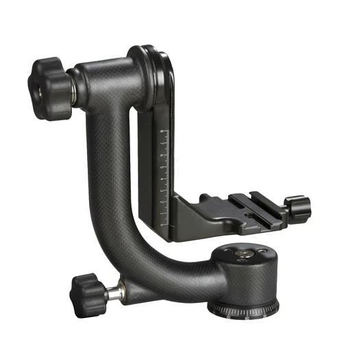 Movo GH800 Carbon Fiber Professional Gimbal Tripod Head with Arca-Swiss Quick-Release Plate - for Outdoor Bird/Wildlife Photography