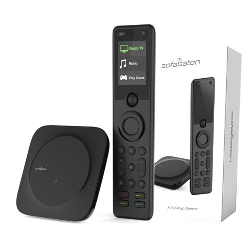 SofaBaton X1S Universal Remote with Hub, All in One Universal Remote Control with SofaBaton Customize APP, One Touch Activities, Compatible with 60 Devices, Work with Alexa Google Assistant