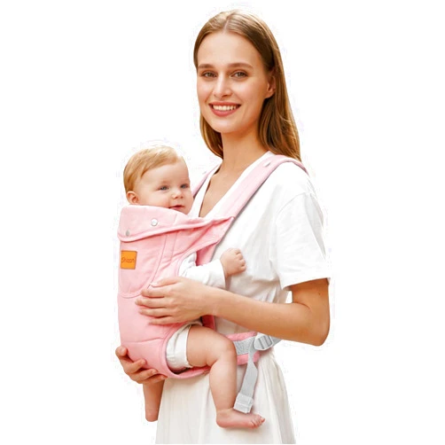 Shiaon Baby Carrier Newborn to Toddler(8-30lbs), Toddler Carrier Baby Holder Carrier with Adjustable Shoulder Strap, Chest Carriers, Pink